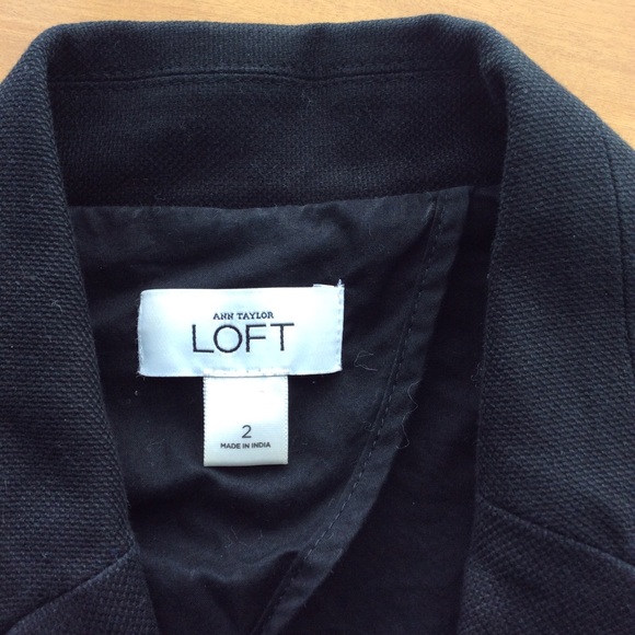 LOFT Ann Taylor jacket. Size 2. Black. - Picture 3 of 4